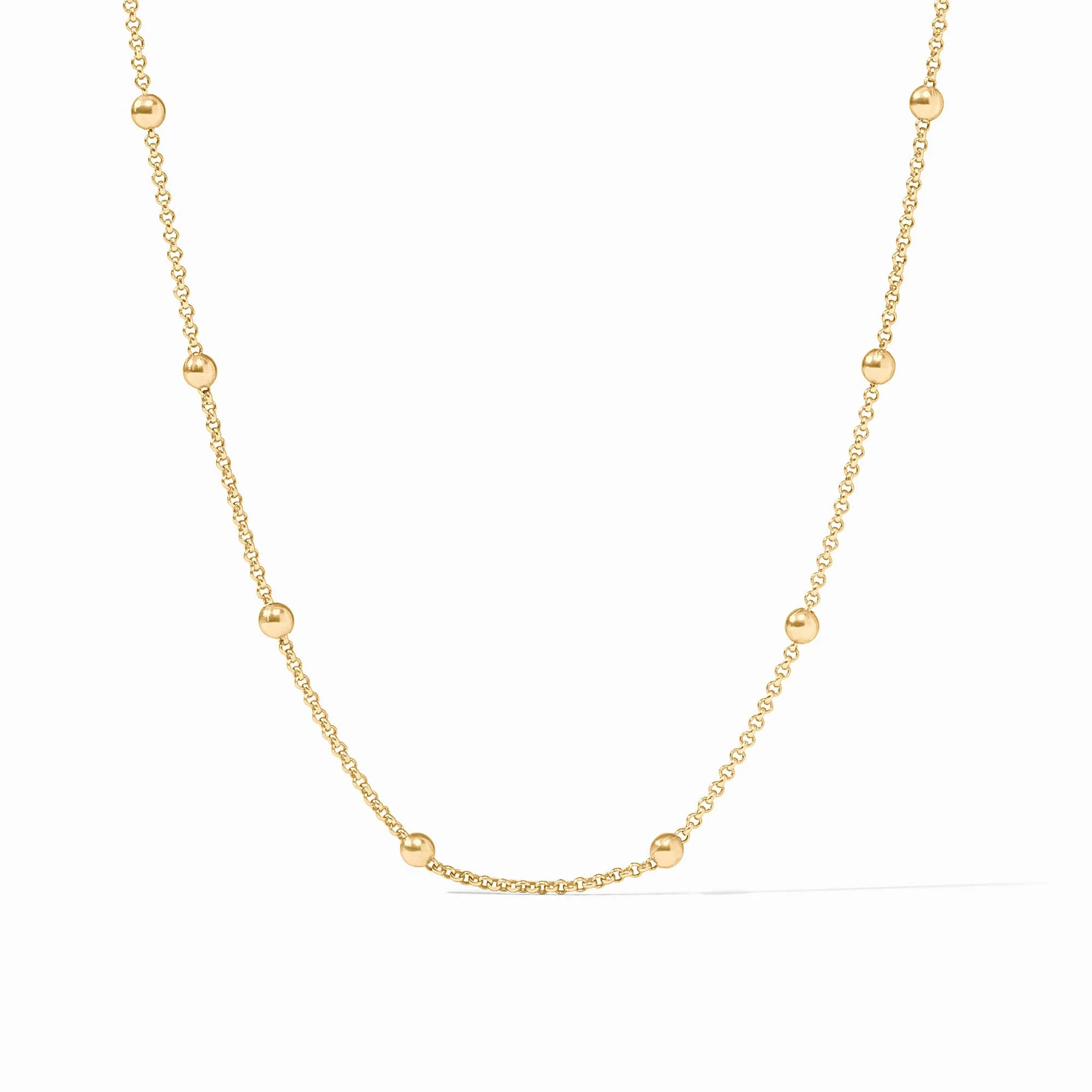 Solara Delicate Station Gold Necklace | Julie Vos