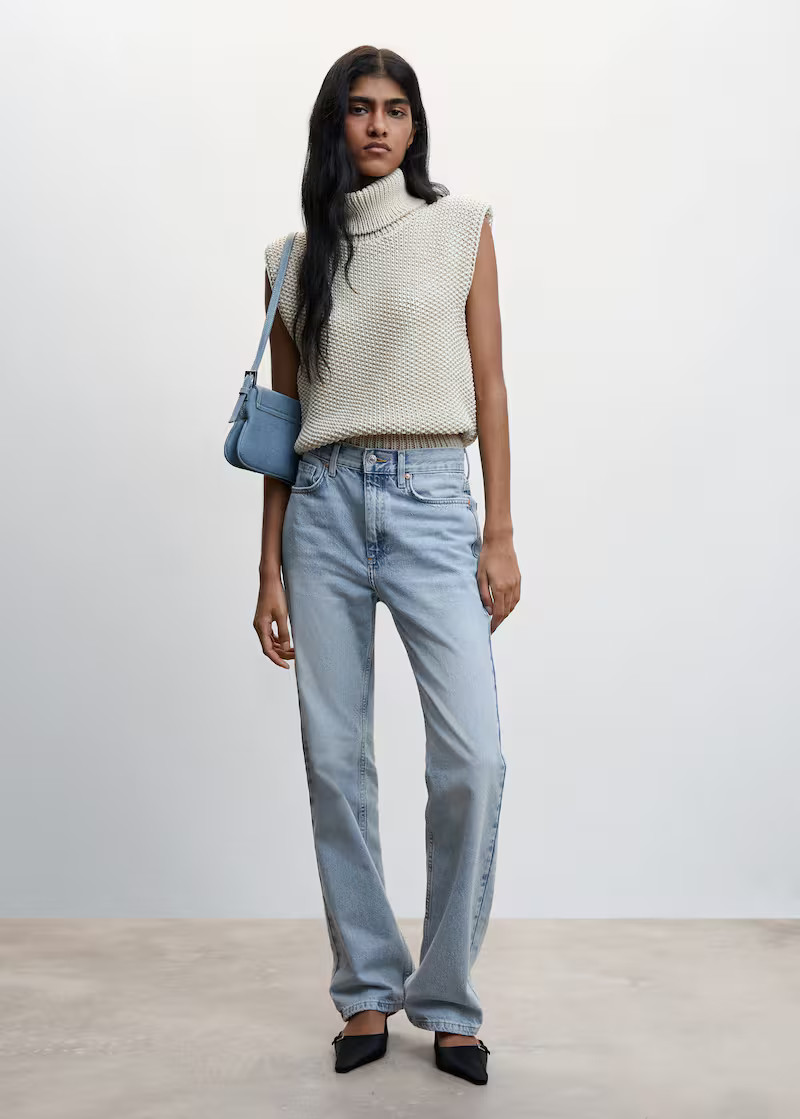 Gerade Jeans mit mittlerem Bund | MANGO (DE)