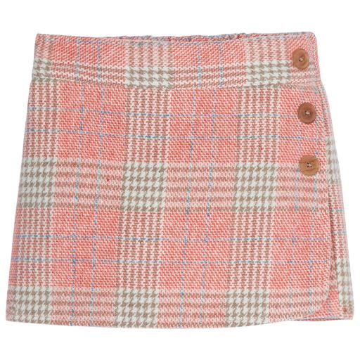 Bisby Mini Skort- Paprika Tweed | JoJo Mommy
