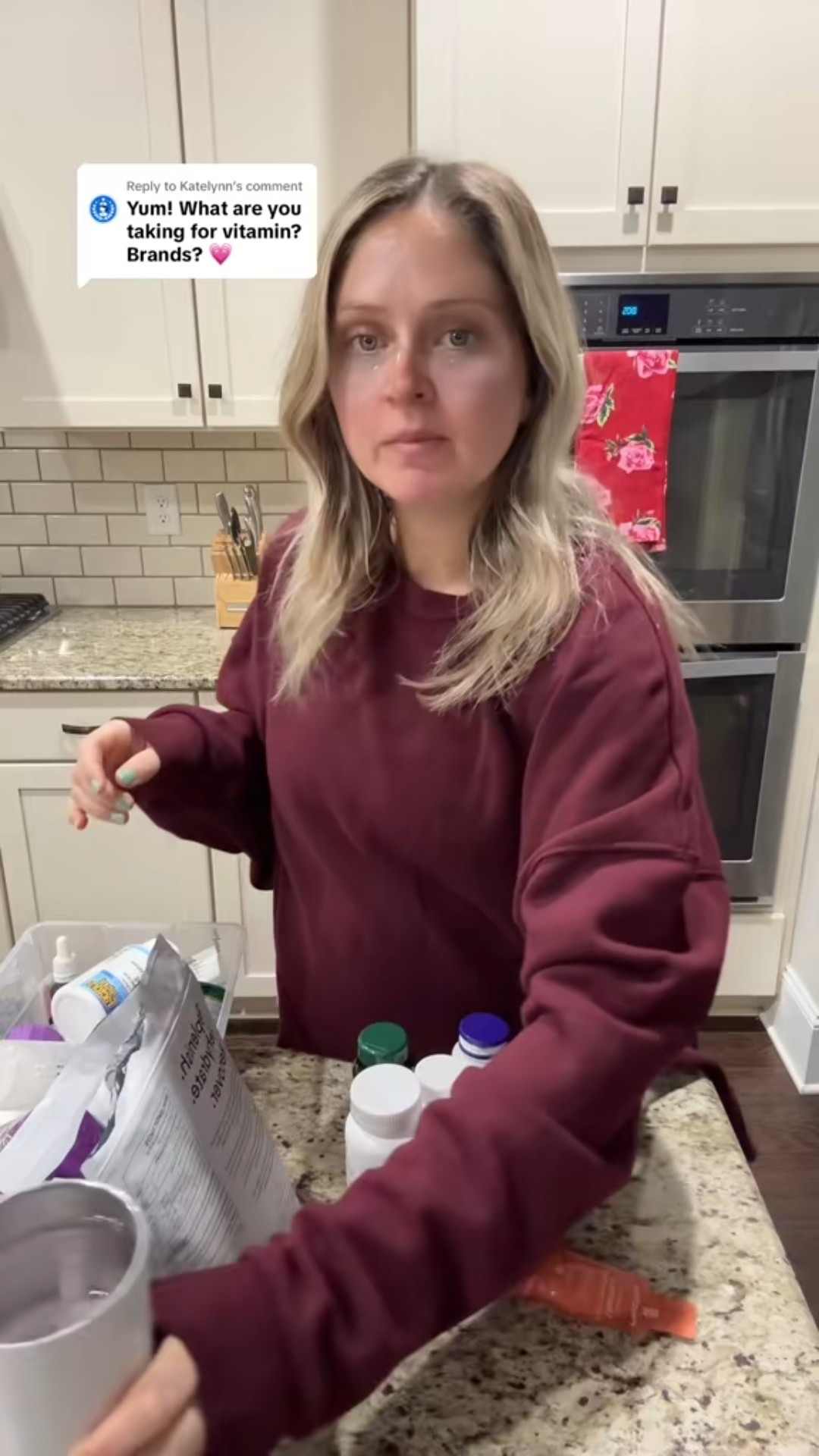 All the vitamins/supplements I’m taking during pregnancy. FULL VIDEO ON MY TIKTOK - hollydawnkuni 

#LTKdayinmylife #LTKBump #LTKselfcare