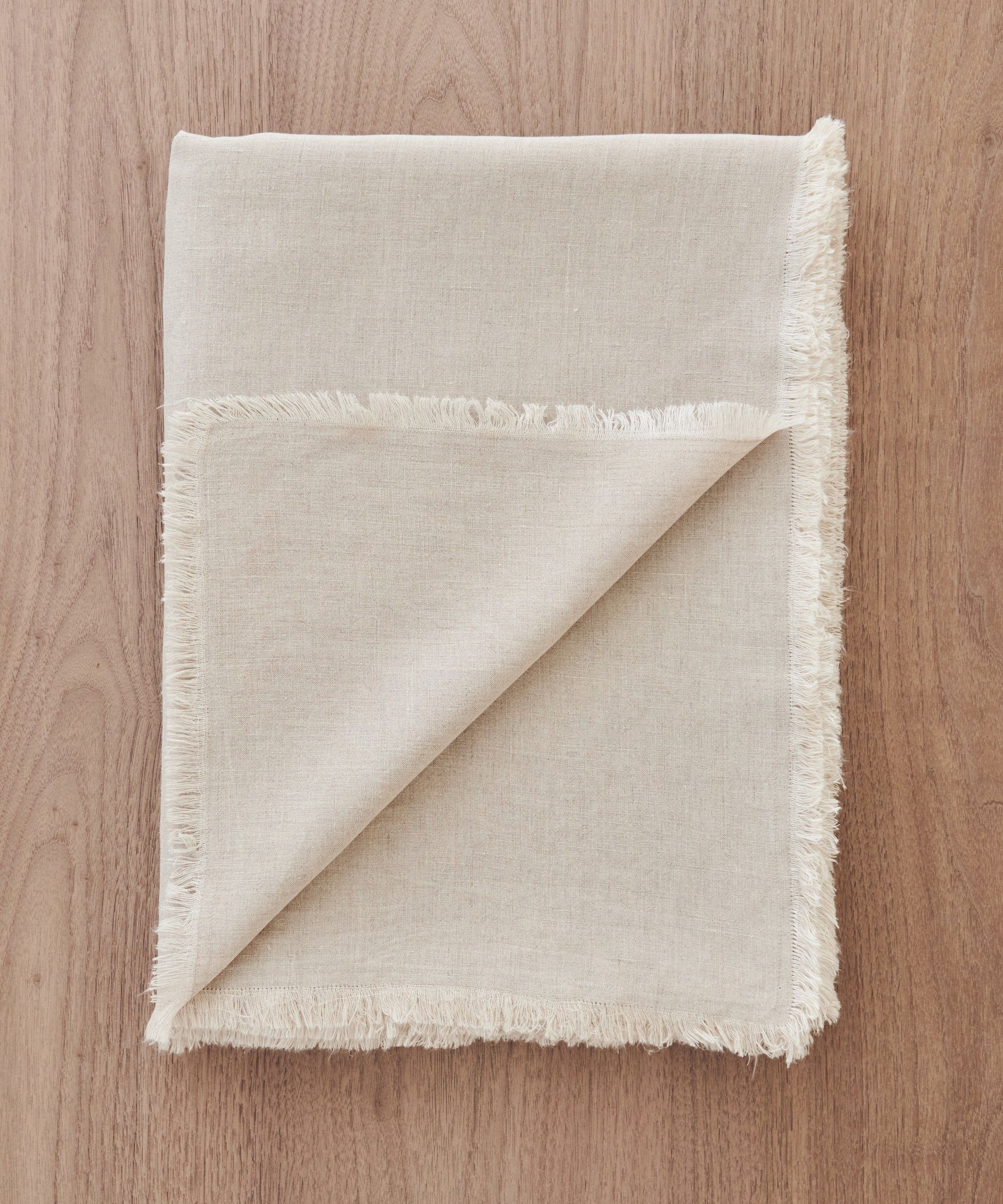 Frayed Linen Tablecloth | Jenni Kayne