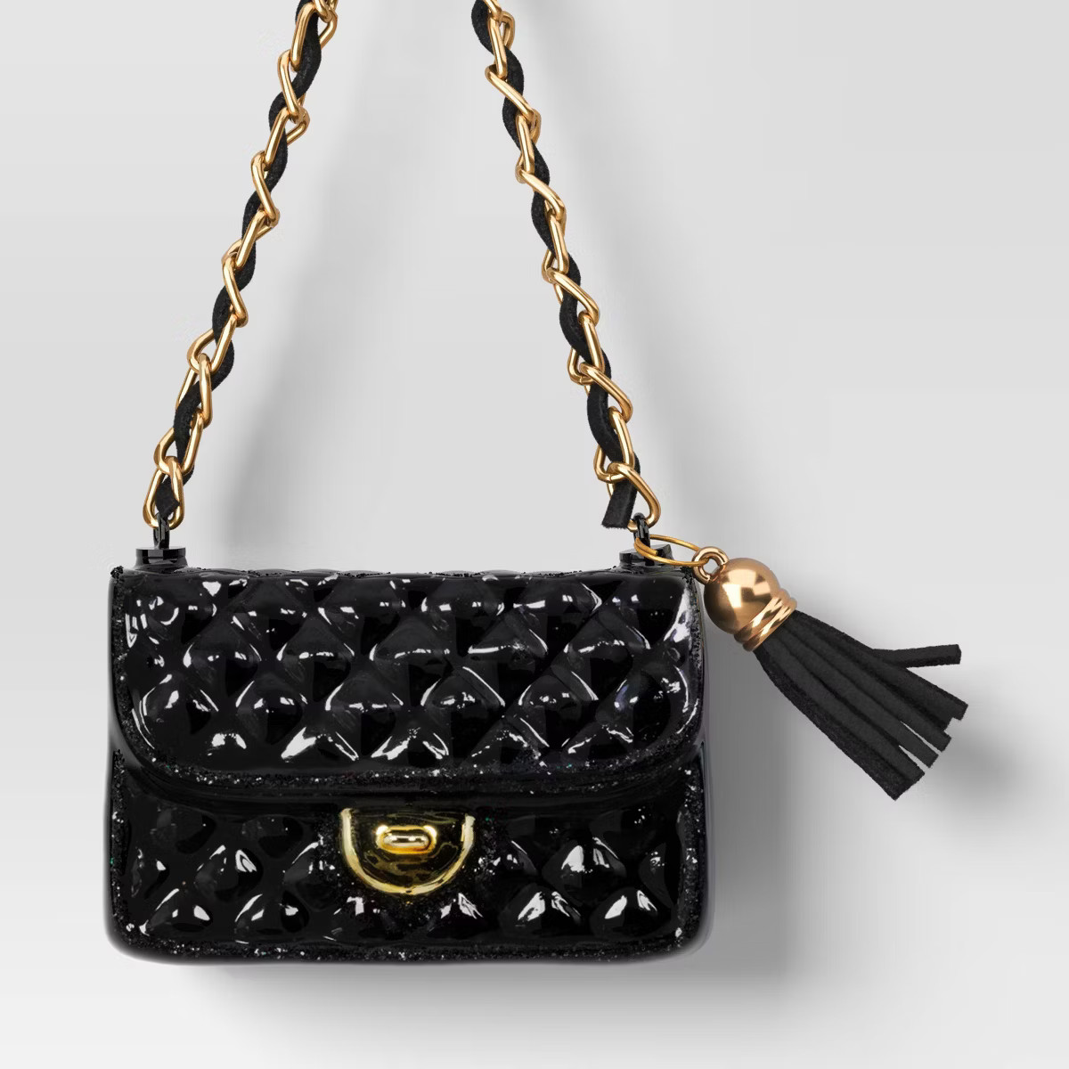 5.5" Christmas Glass Black Bag Ornament - Wondershop™ | Target