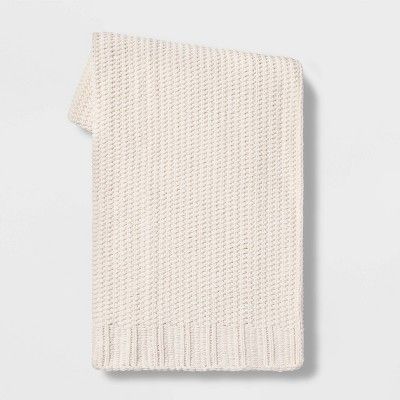 50"x60" Chenille Knit Throw Blanket - Threshold™ | Target
