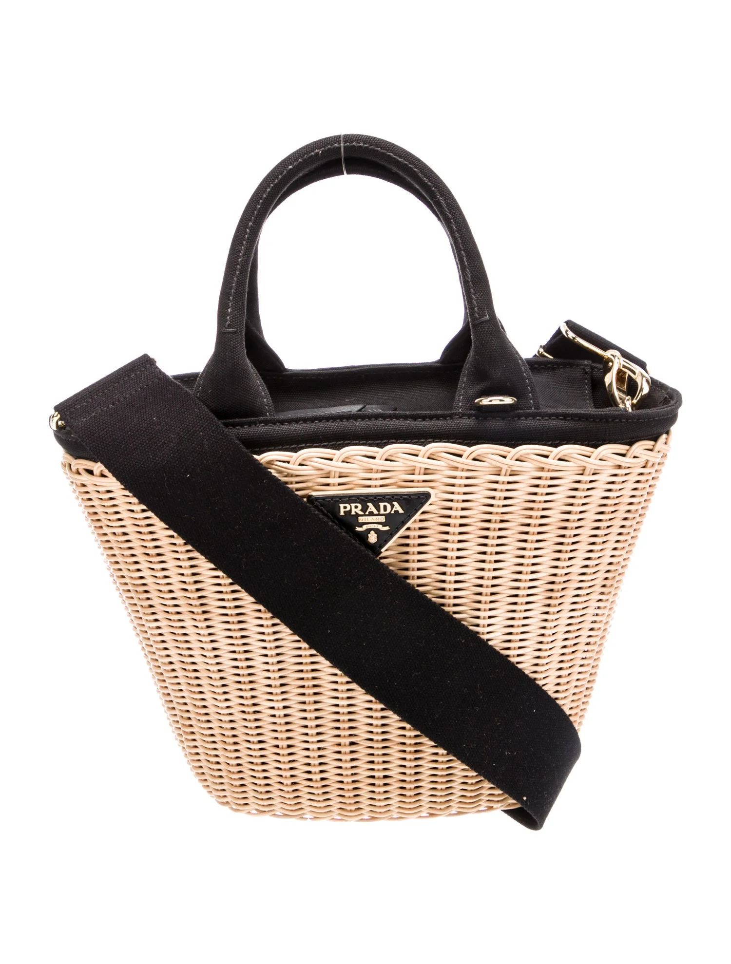 Canapa-Trimmed Midollino Tote | The RealReal