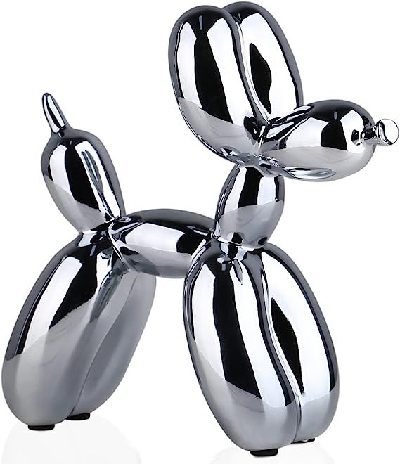 Shiny Electroplating Balloon Dog Statue Collectible Figurines Art Sculpture Animals Figurine Resi... | Amazon (US)