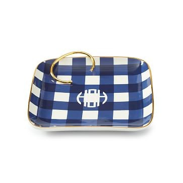 Gingham Ceramic Catchall | Mark and Graham