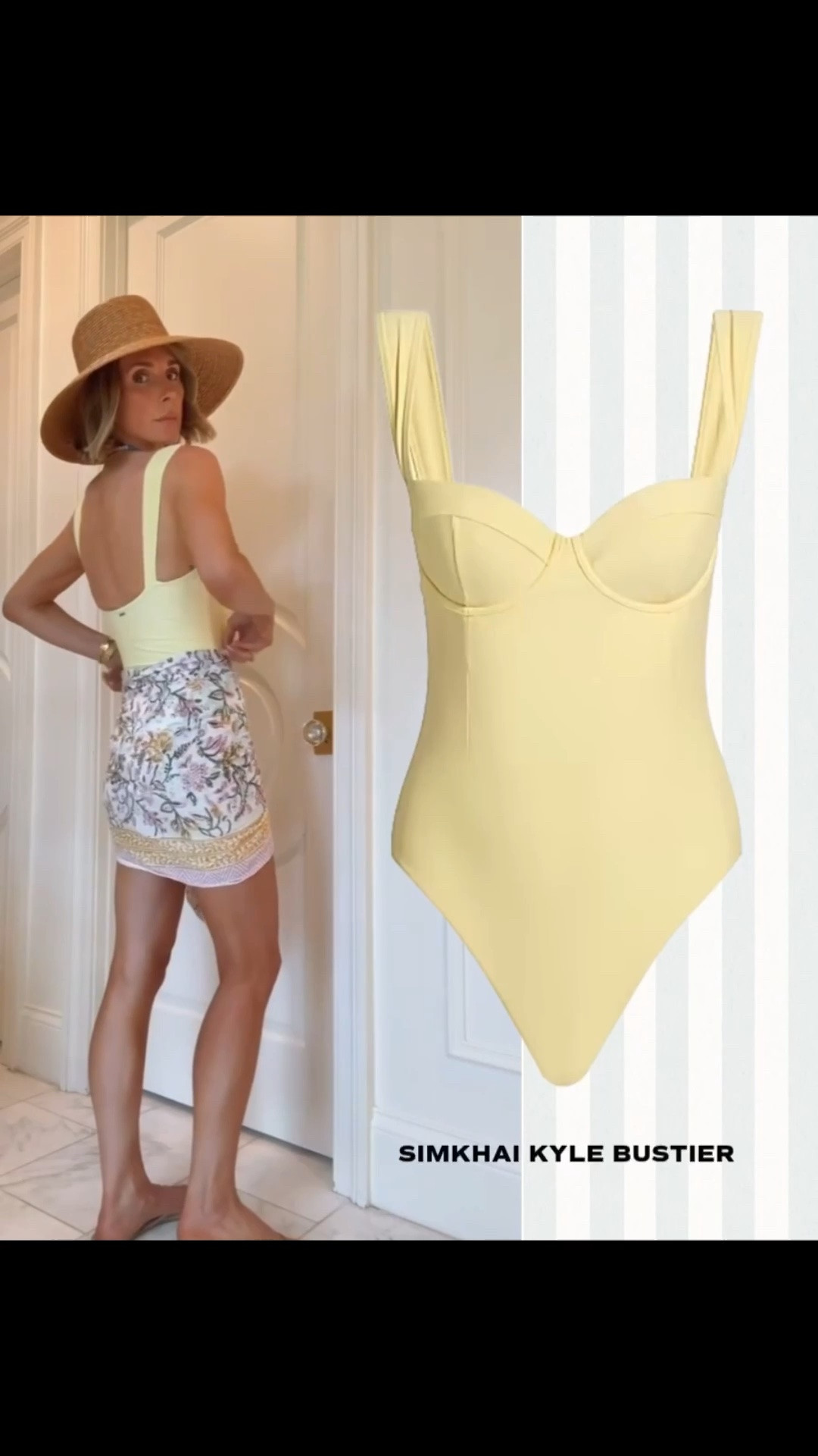 Beach vacation swimsuit swim look, I'm wearing size small fits tts.

#LTKsummer #LTKswimwear