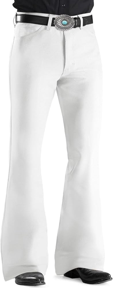 EVEDESIGN Mens Bell Bottom Pants 70s Disco Outfits for Men Vintage Breathable pants | Amazon (US)