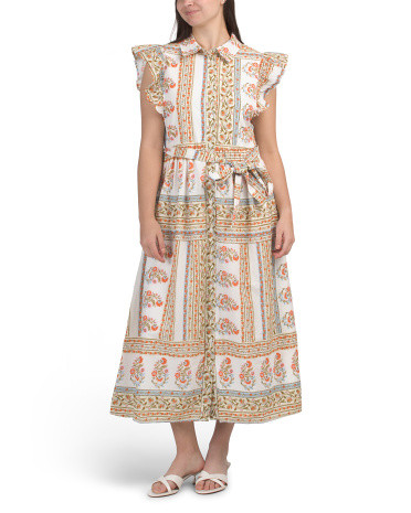 Flutter Sleeve Floral Maxi Dress | Casual Dresses  | Marshalls | Marshalls