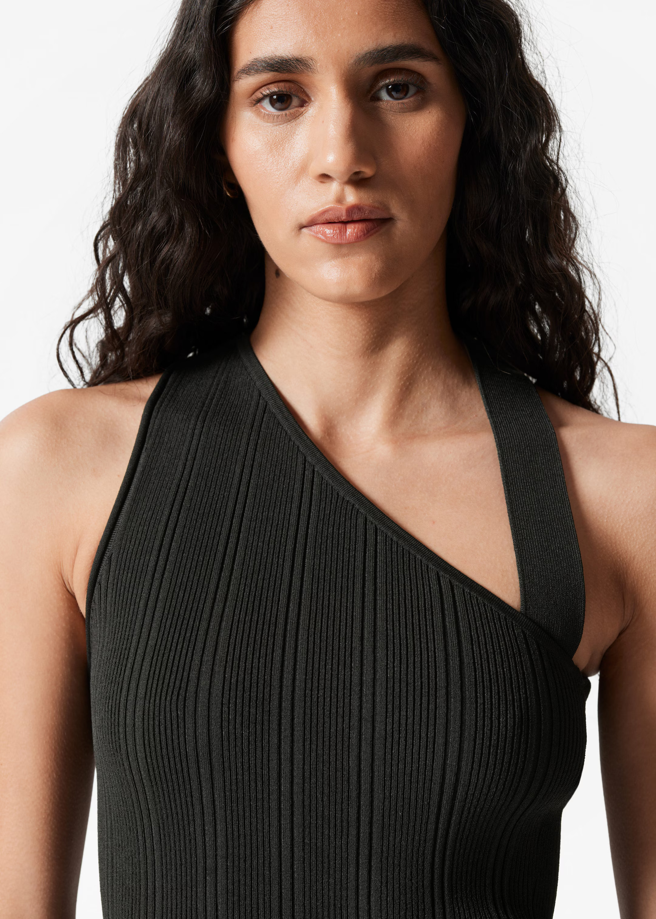 Asymmetric Rib-Knit Top | & Other Stories UK