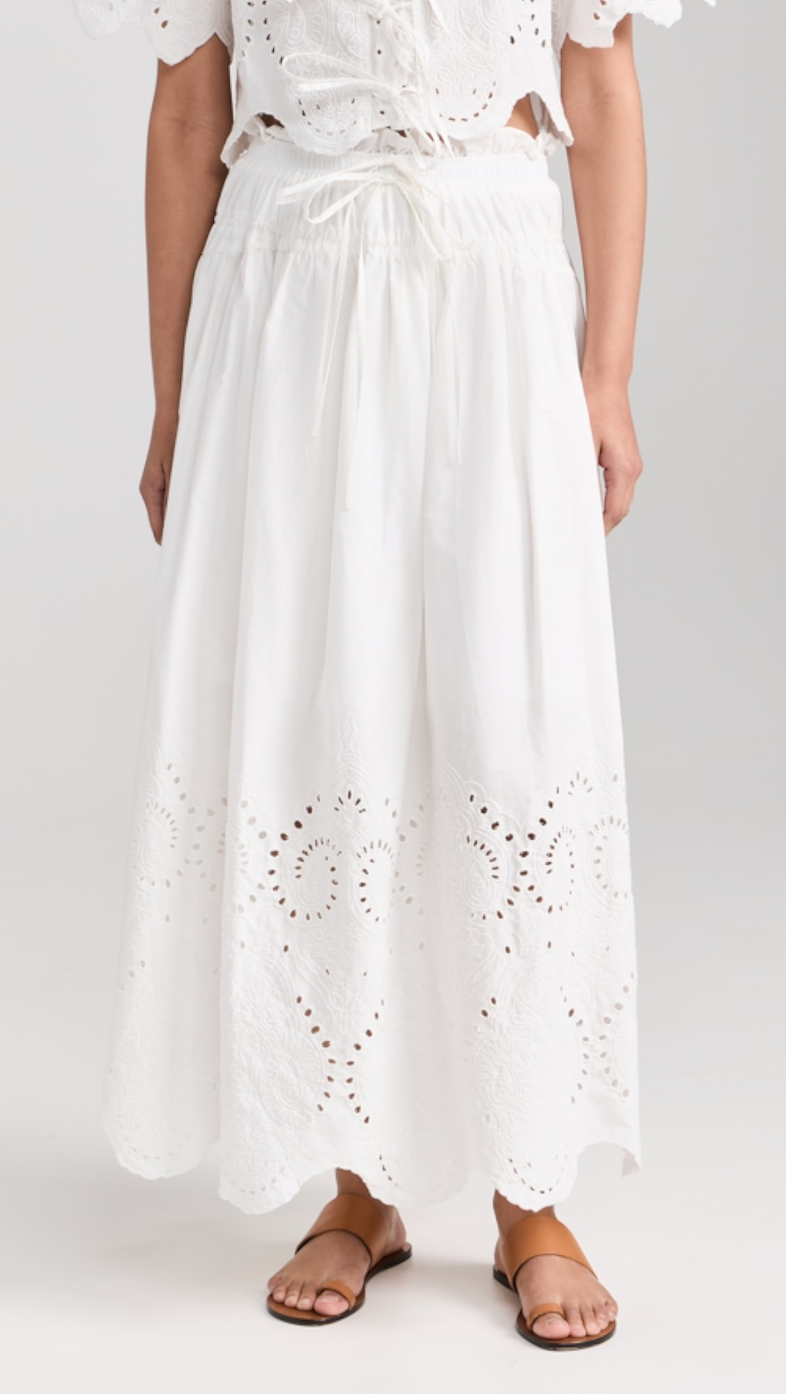Eyelet Midi Skirt | Shopbop