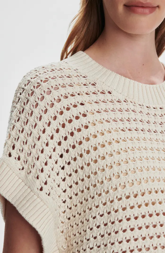 Julianna Open Knit Short Sleeve Sweater | Nordstrom