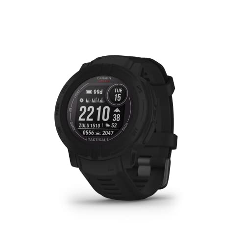 Garmin Instinct 2 Solar, Tactical-Edition, Rugged Outdoor Watch with GPS, with Solar Charging Capabilities, Built for All Elements, Multi-GNSS Support, Tracback Routing and More, Black | Amazon (US)