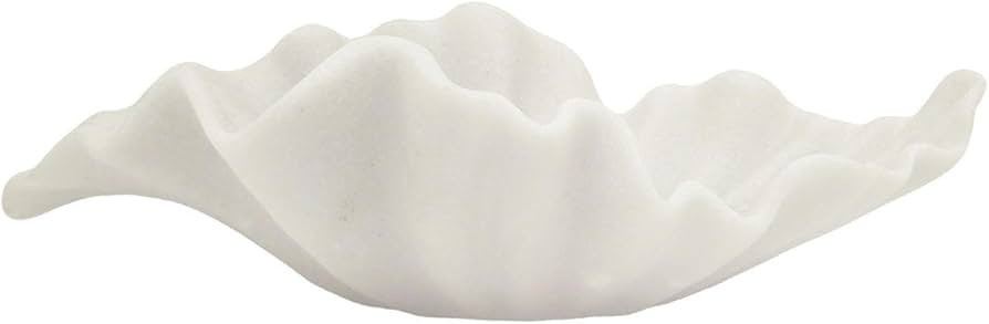 Off-white Small Decorative Bowl for Home - 9.8\u201d Shell Purse Bowl | Amazon (US)