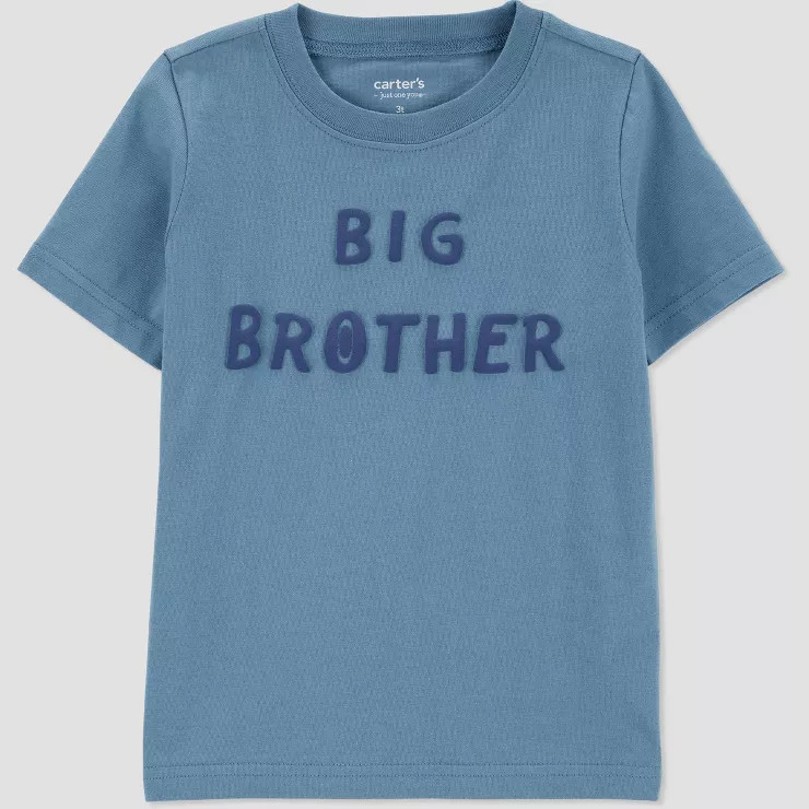 Carter's Just One You® Toddler 'Big Brother' T-Shirt - Blue | Target