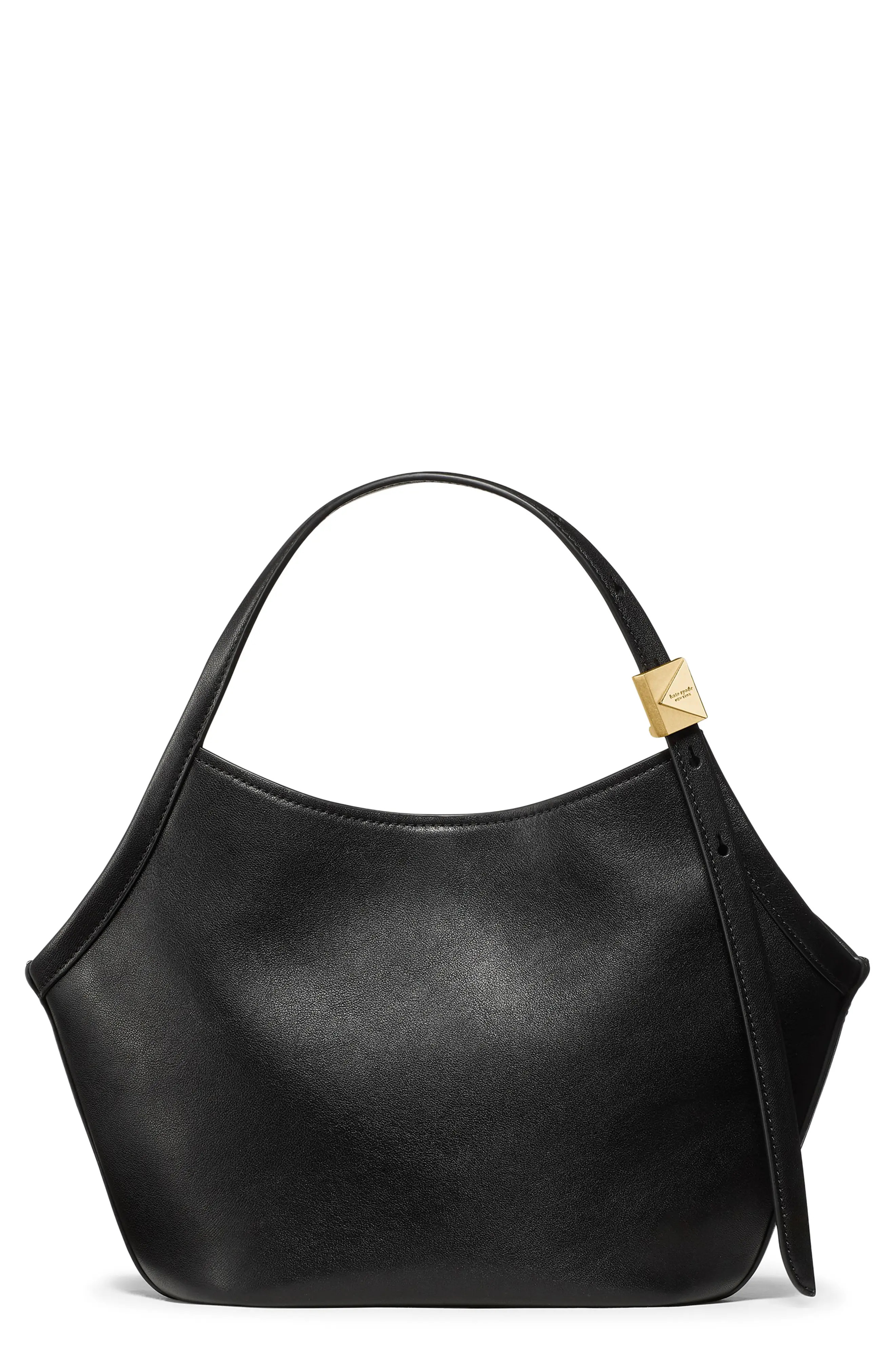 small deco fine grain leather tulip top handle bag (Women) | Nordstrom | Nordstrom