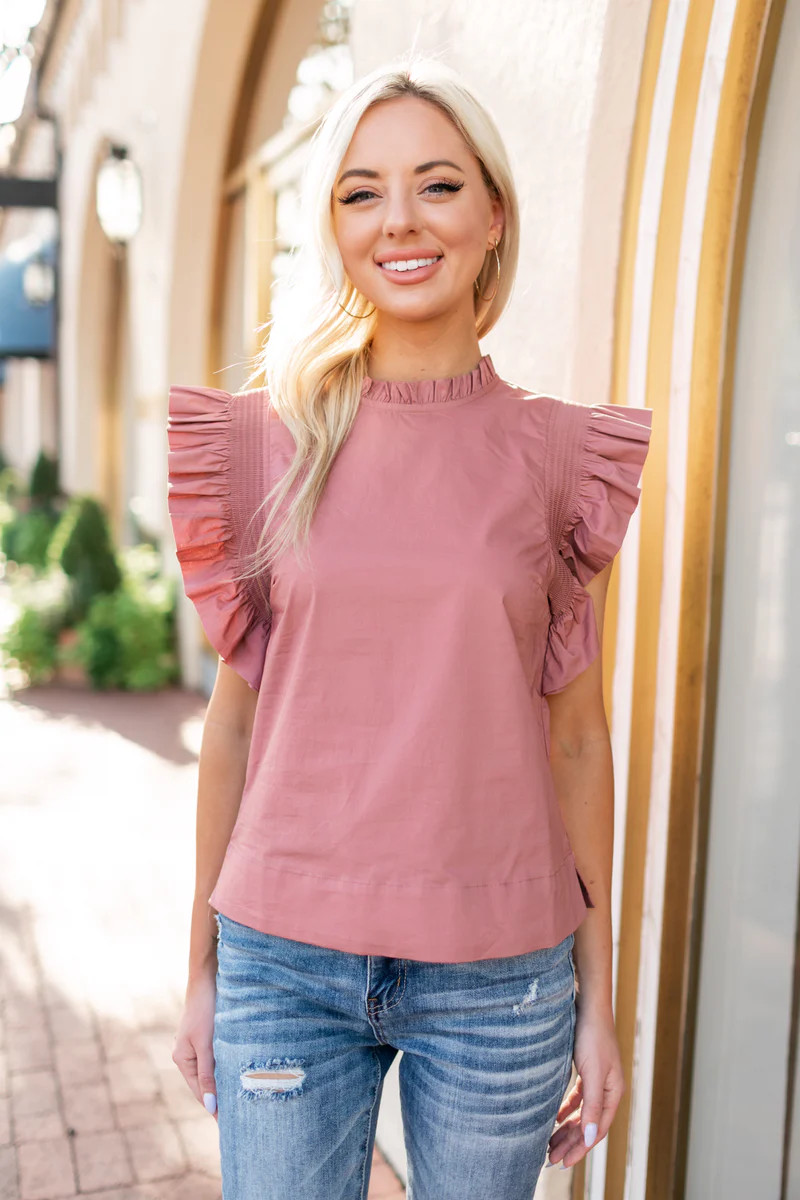 Carley Top- Mauve | Avara