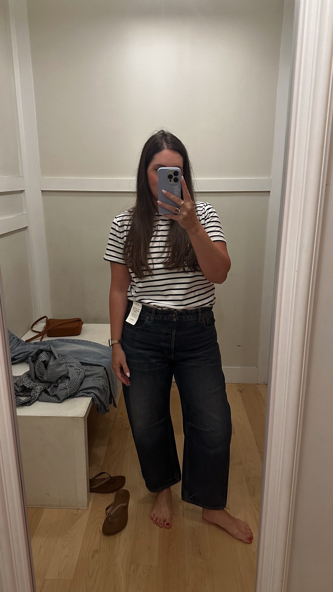 The slightest, most perfect barrel jeans for fall 