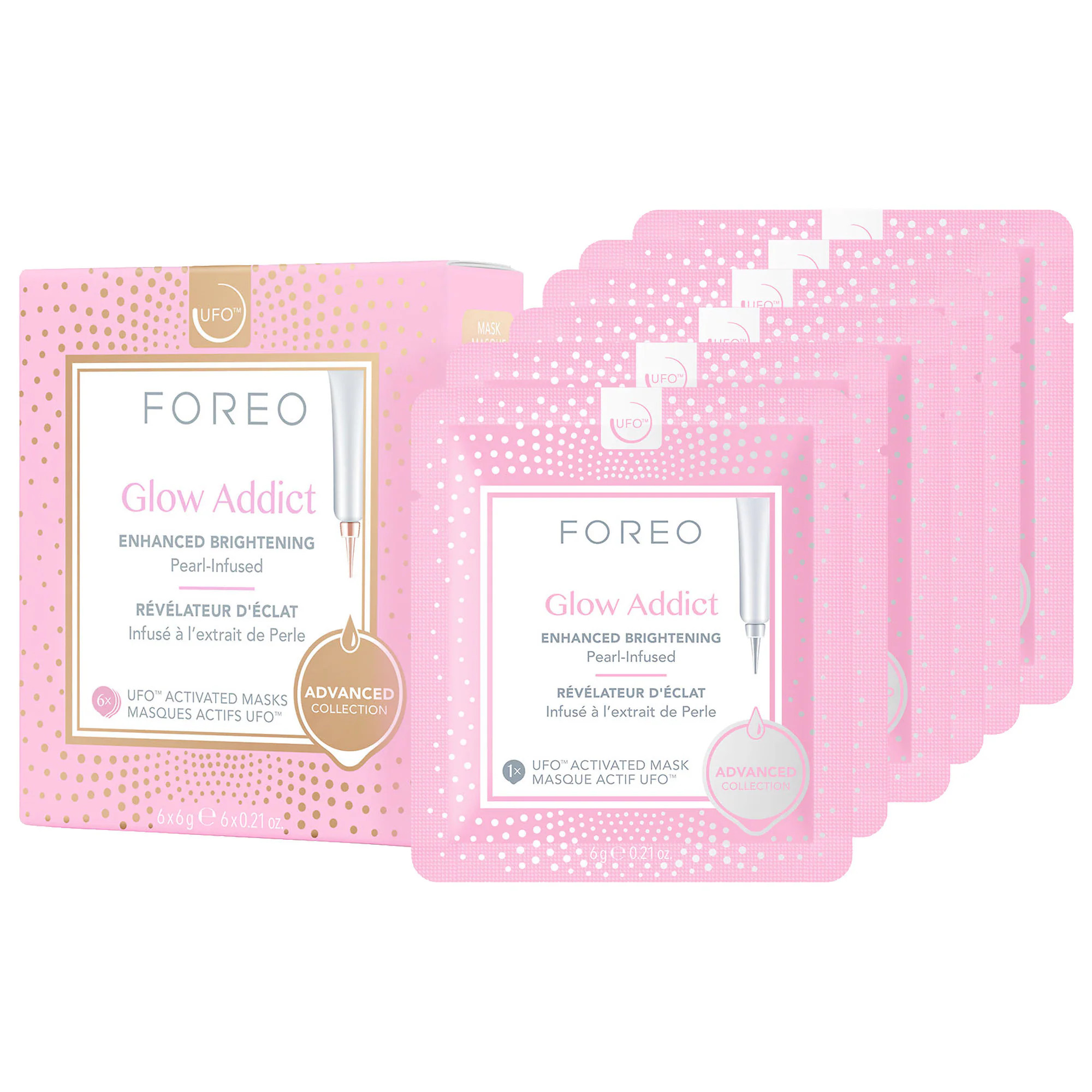 FOREO Glow Addict Activated Mask 6 masks | Sephora (US)