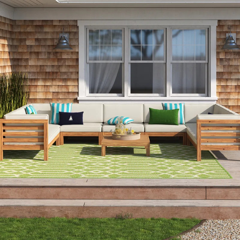 Maher 9 - Person Outdoor Seating Group with Cushions | Wayfair North America