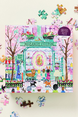 Michael Storrings Easter Candy Shop 500 Piece Puzzle | Anthropologie (US)