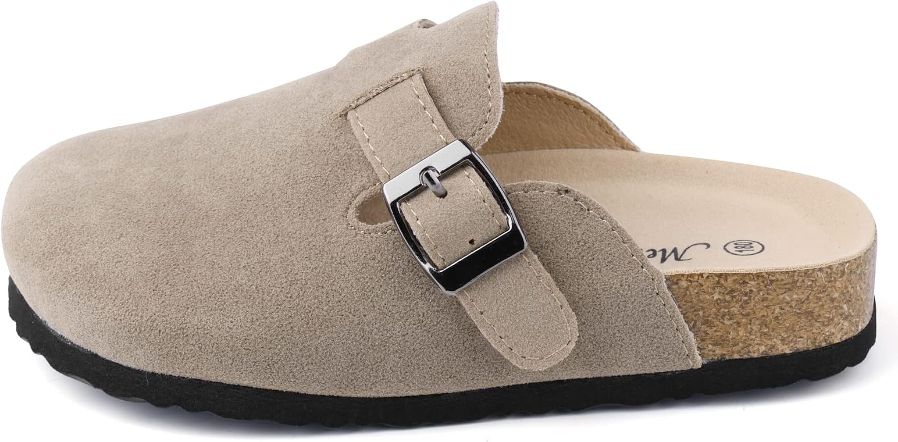 Flyswiso Toddler Clogs Kids Clogs Boys Girls Suede Leather Clogs Mules Toddler Slides Slip-on Hou... | Amazon (US)