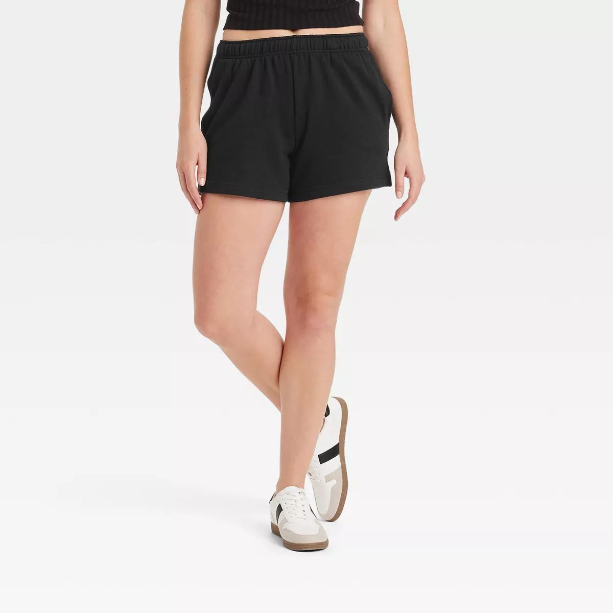 Women's Leisure Studio Mid-Thigh Fleece Shorts - Universal Thread™ | Target