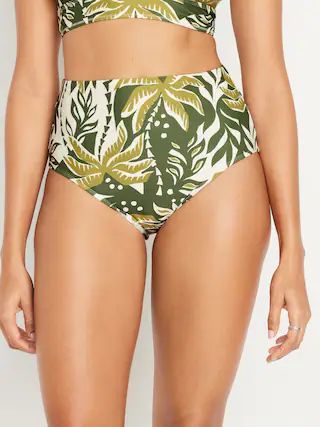 High-Waisted French-Cut Bikini Swim Bottoms for Women | Old Navy (US)