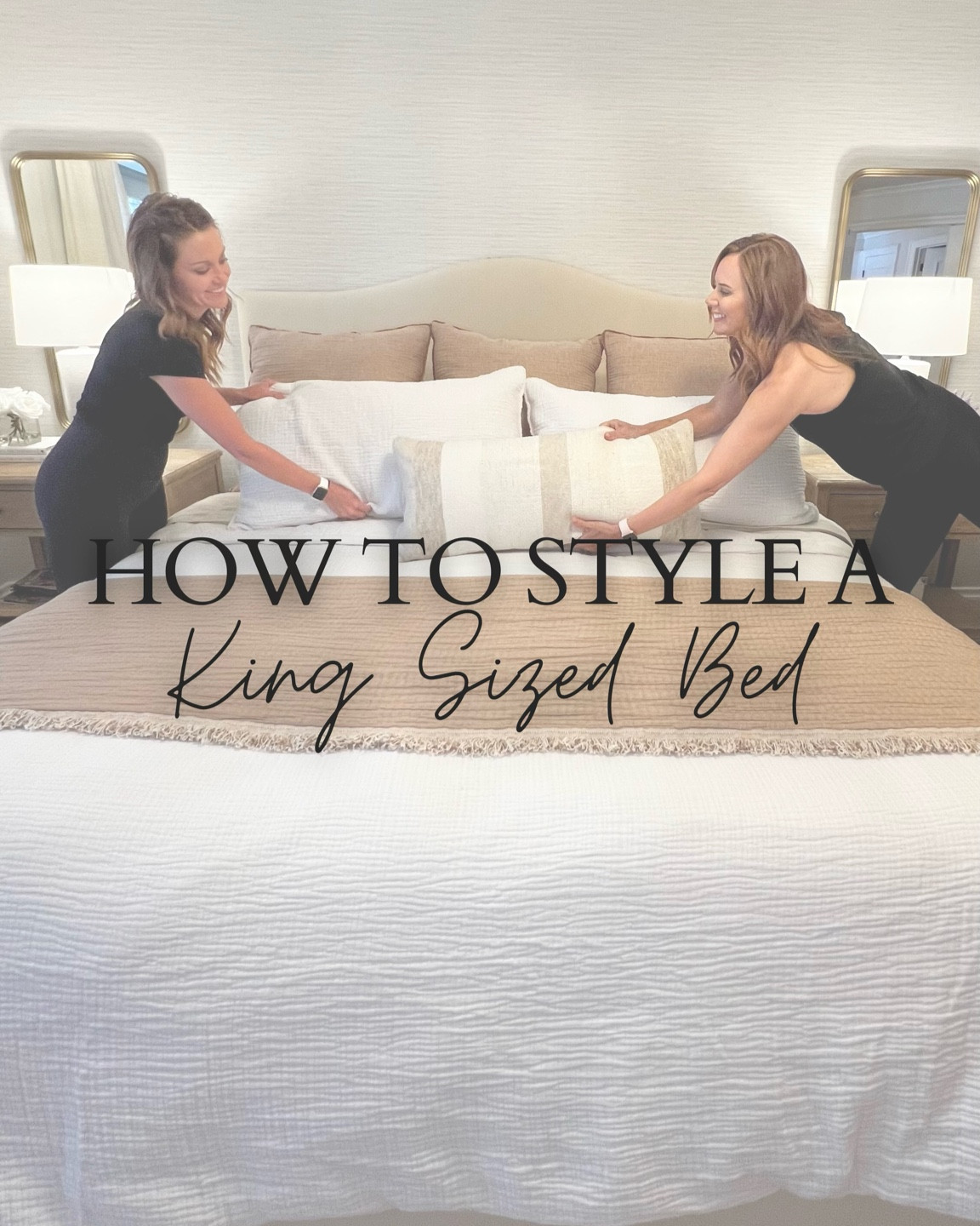 Shop everything we used to style this King Sized Bed! 

#LTKHome