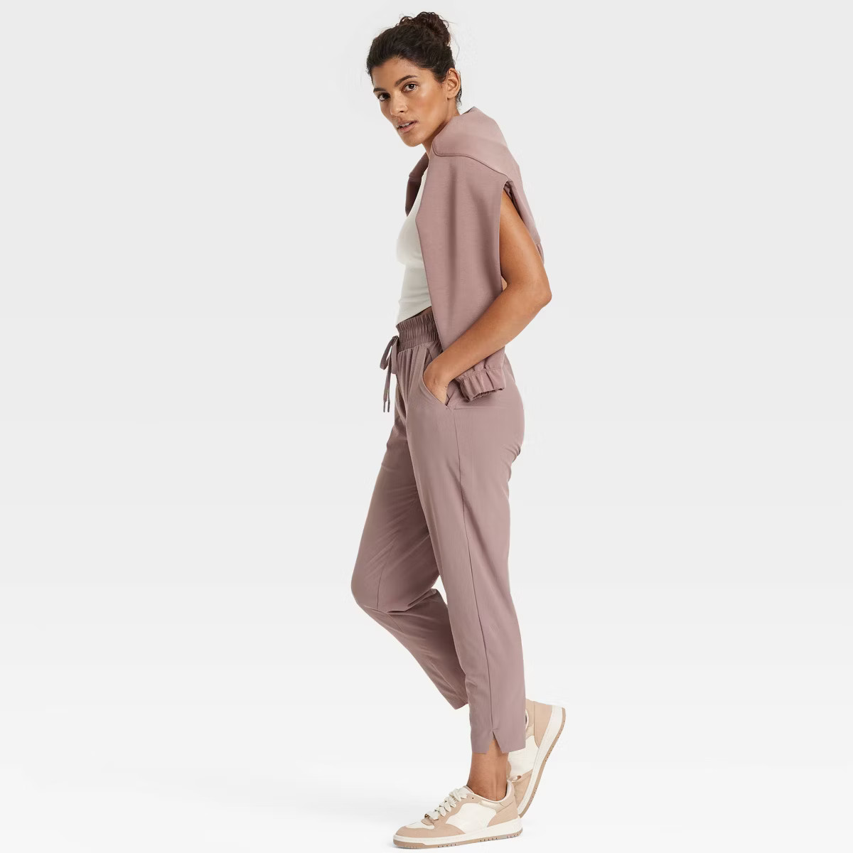 Women's Active Light High-Rise Taper Pants - All In Motion™ | Target