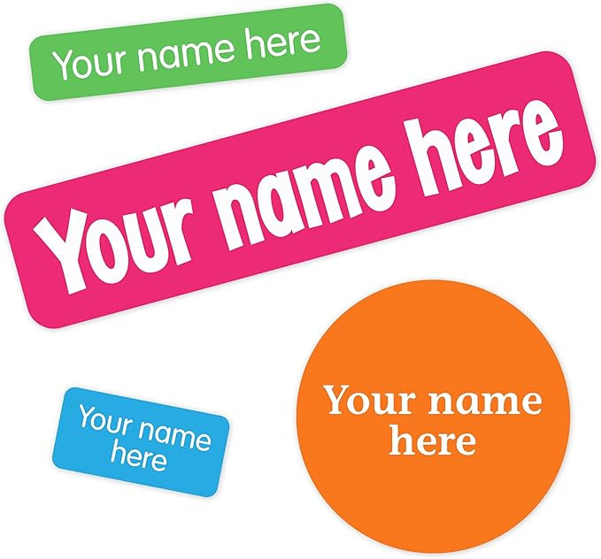 Mabel’s Labels Back-to-School Name Label Pack – 53 Laundry-Safe, Waterproof Kids’ Name Labe... | Amazon (US)