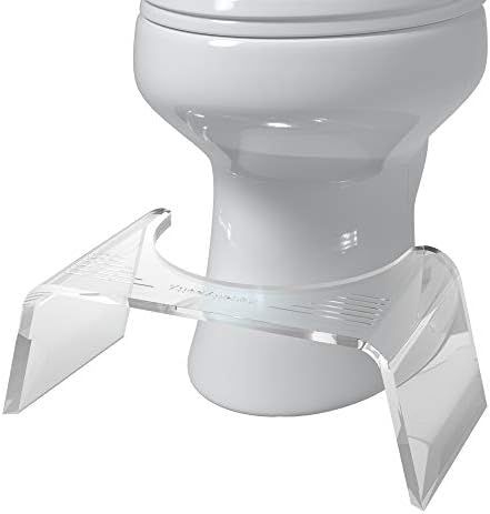 Squatty Potty Ghost Acrylic Toilet Stool, 7" | Amazon (US)