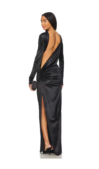 Sophie Maxi Dress in Black | Revolve Clothing (Global)