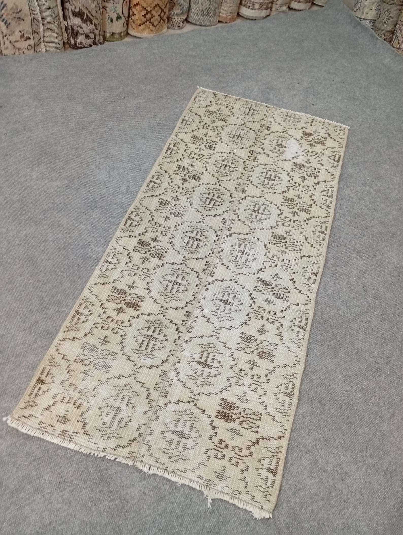 2x4 Runner Rug, 2x4 Rug, 2x4 TURKISH VINTAGE RUG,Oushak Handmade Wool Rug,2x4 Turkish Rug,Vintage... | Etsy (US)