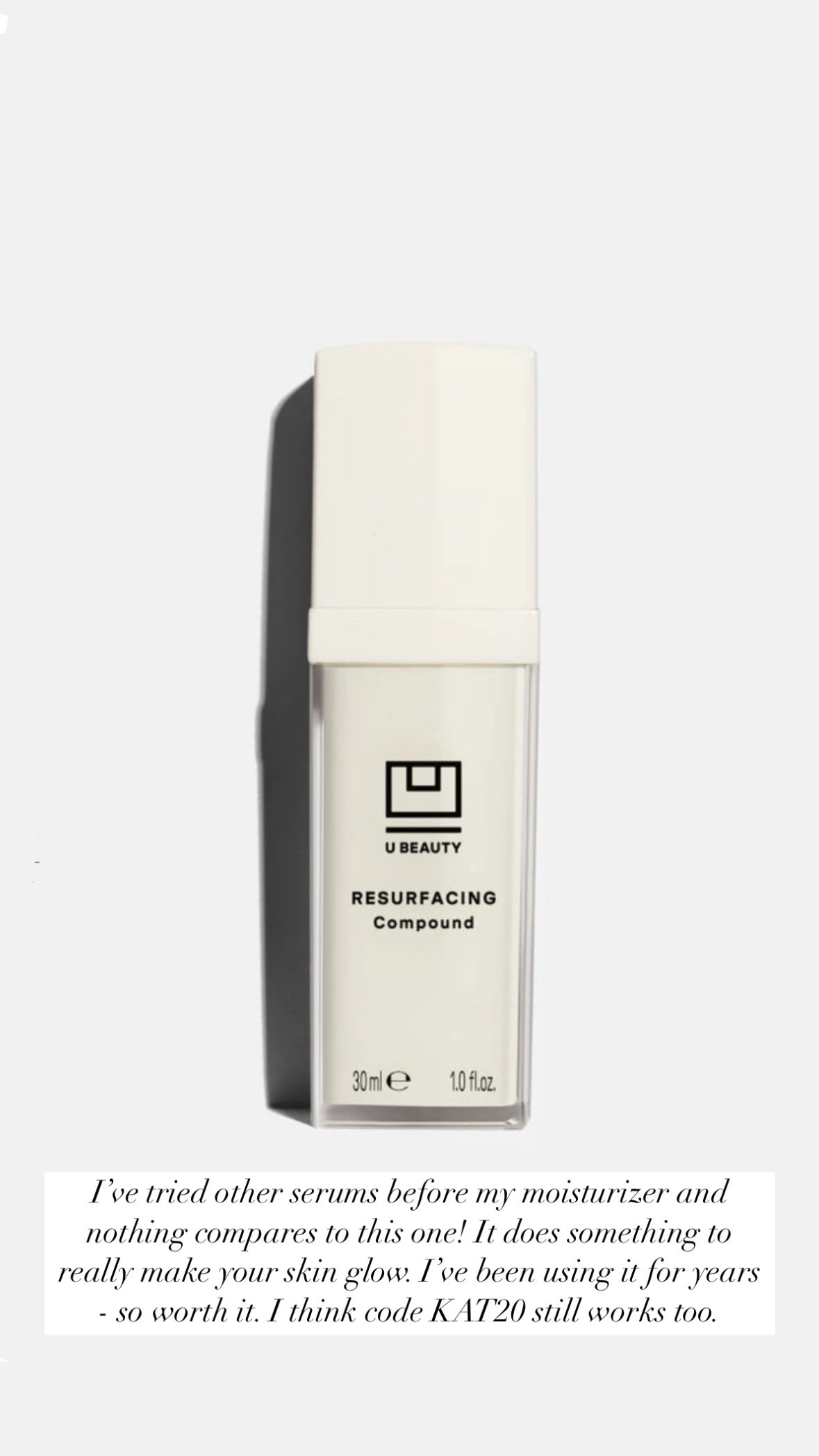 Code KAT20 for UBEAUTY 🤍 Best serum! Beauty, makeup, skincare. 

#LTKSaleAlert #LTKBeauty #LTKSeasonal