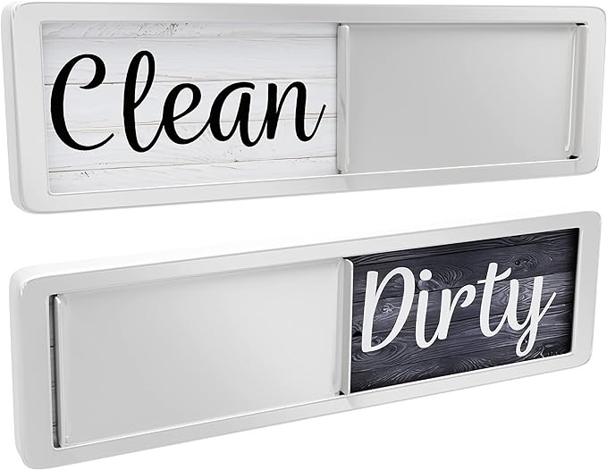 Dishwasher Magnet Clean Dirty Sign, Clean Dirty Magnet for Dishwasher, Rustic Farmhouse Kitchen D... | Amazon (US)
