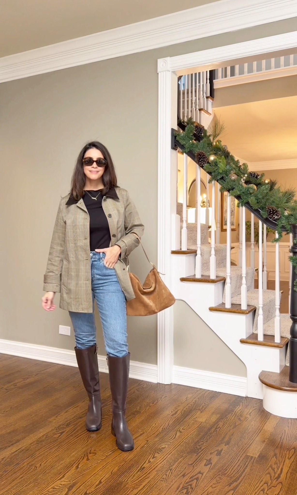 Mom approved jeans: skinny jeans perfect to pair with knee high boots (I sized up one on the jeans.)

#LTKOver40 #LTKSeasonal #LTKCyberWeek