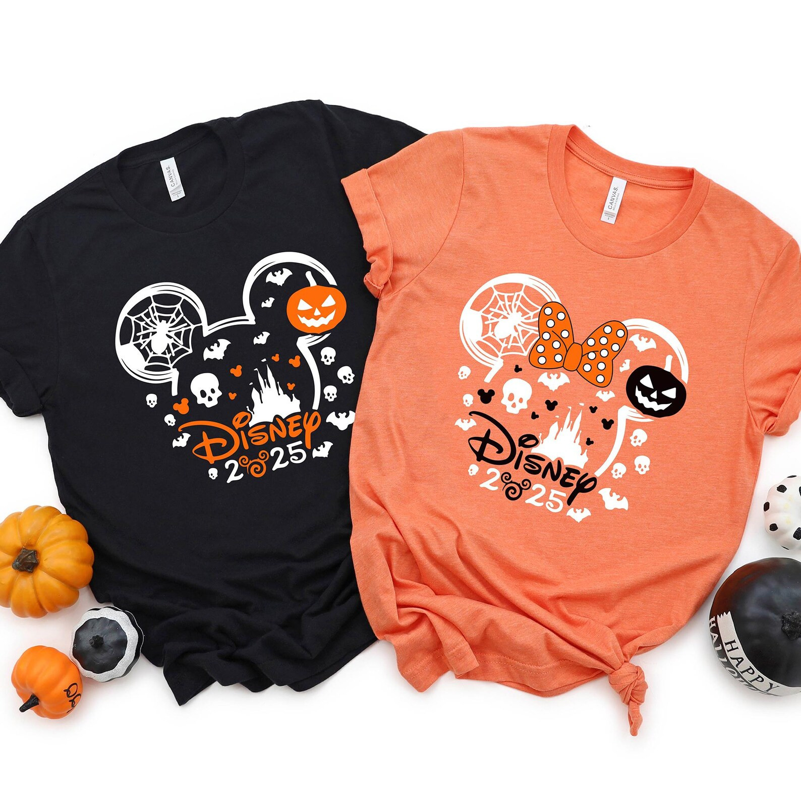 Disney Halloween 2025 Family Matching Shirts, Disney Family Halloween Shirts, Mickey Minnie Shirt... | Etsy (US)