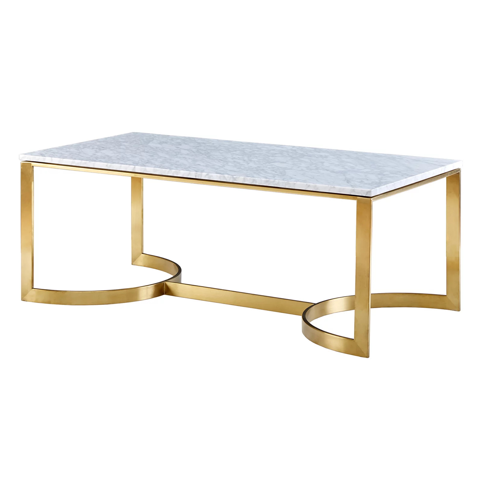 Madison Park Antonio Marble Top Coffee Table, Gold | Kohl's