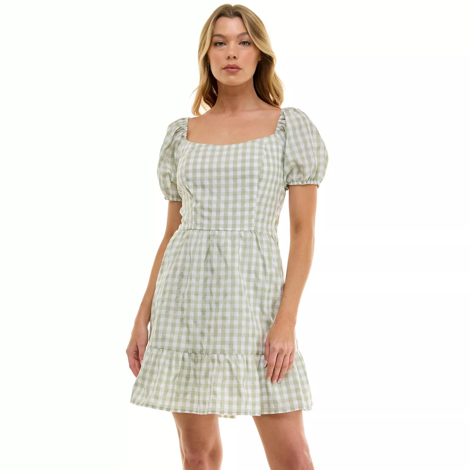 Juniors' Lily Rose Sleeveless Molded Cup Eyelet Midi Dress | Kohl's