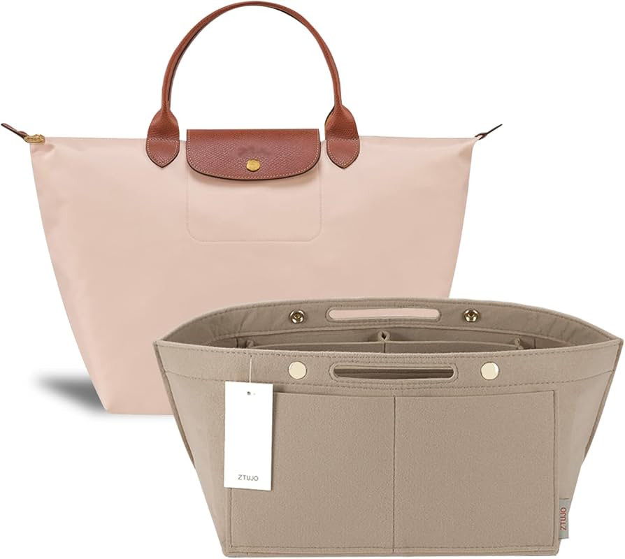 ZTUJO Purse Organizer Insert for le pliage, Compatible with Longchamp Le Pliage Top Handle S/M,Sh... | Amazon (US)
