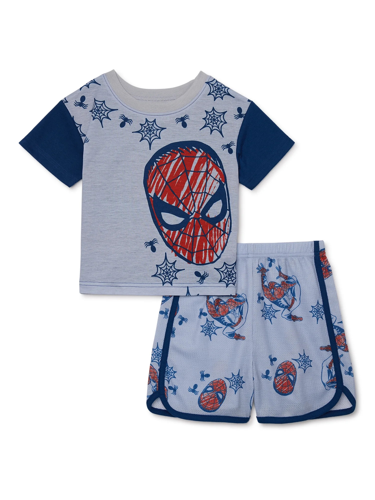 Character Toddler Tee and Shorts Pajama Set, 2-Piece, Sizes 12M-5T | Walmart (US)