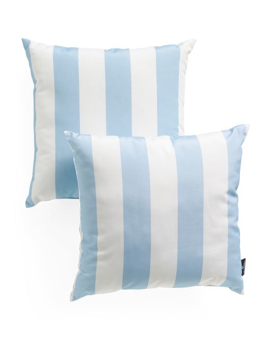 2pk Indoor Outdoor Cabana Stripe Pillow Set | TJ Maxx