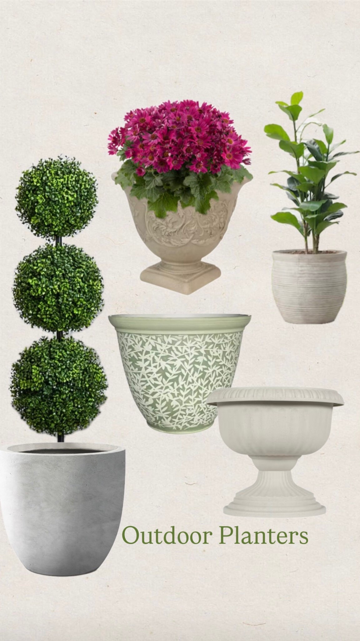 Outdoor Planters 

#LTKHome #LTKSeasonal
