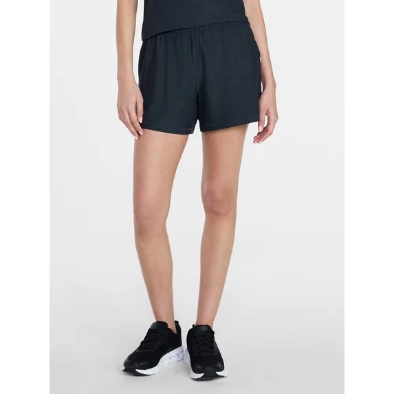 Athletic Works Women's and Women’s Plus ButterCore Soft Performance Gym Shorts, Available in 1,... | Walmart (US)