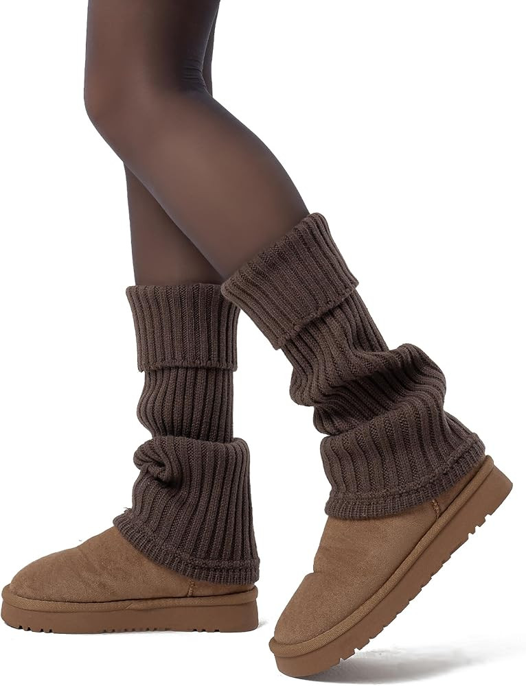 Mcool Mary Wool Leg Warmers Y2K Harajuku Women’s Cute Seamless Lolita Accessories Gothic Socks ... | Amazon (US)