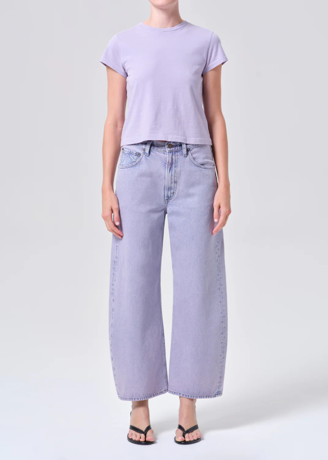 Low Curve Jean Crop in Aura | AGOLDE