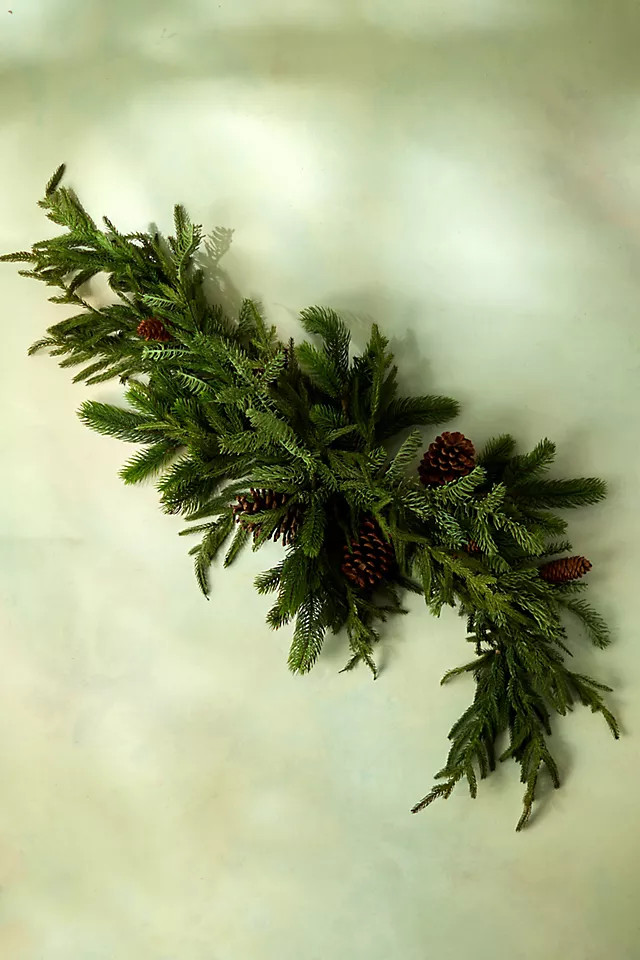 Faux Evergreen Swag | Anthropologie (US)