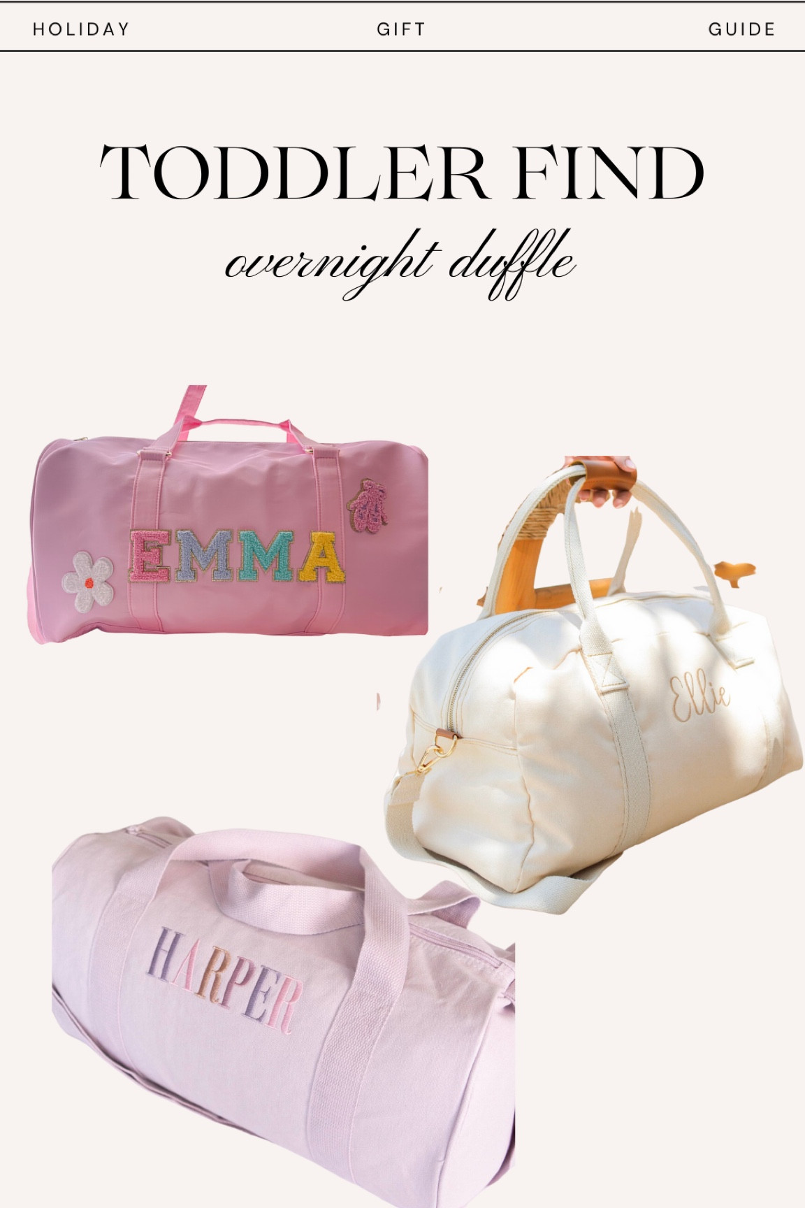 Toddler find!! Overnight duffles from Etsy! All on sale 

#LTKtravel #LTKkids #LTKCyberWeek