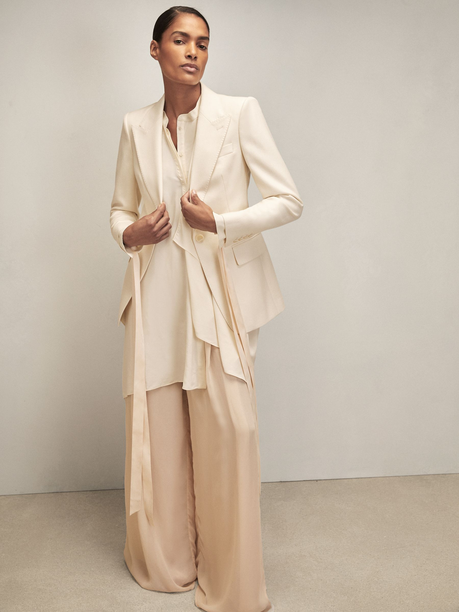 Reiss Reiss | Royal Ballet Tuxedo Blazer in White - REISS | Reiss UK